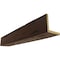 Ekena Millwork 2-Sided (L-beam) Pecky Cypress Endurathane Faux Wood Ceiling Beam, Premium Hickory, 12"Wx8"H x8'L BMPC2C0120X080X096ZH - alternate 1